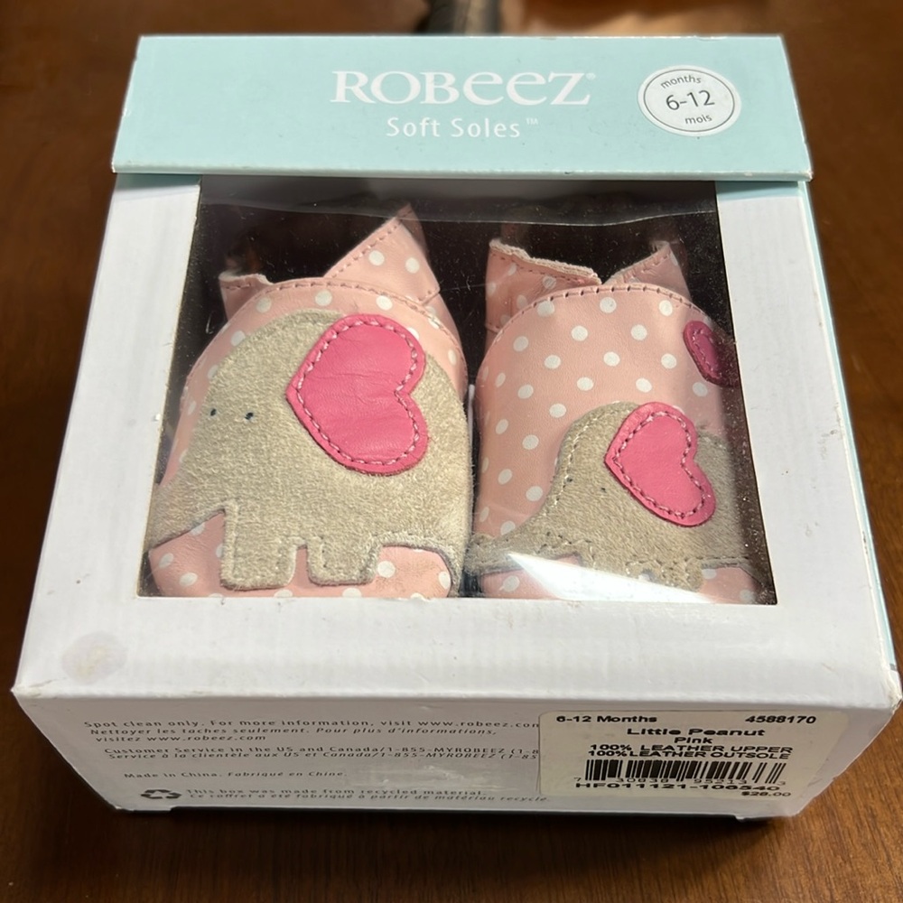 Little Peanut Soft Soles shoes pink